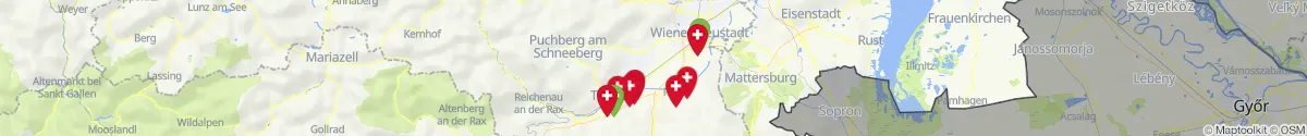 Map view for Pharmacies emergency services nearby Seebenstein (Neunkirchen, Niederösterreich)